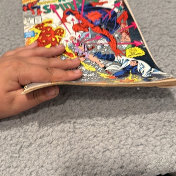 Web of Spider-Man #73 : Guest Starring the Fantastic Four's Human Torch - Picture 10 of 10